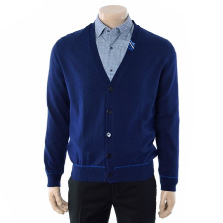 코튼 혼방 V넥 가디건