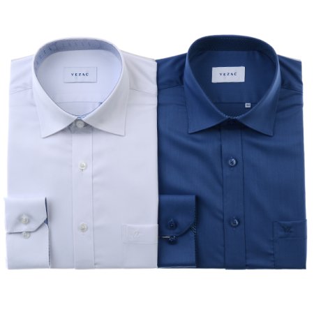 구김이적은 스트레치솔리드 일반핏긴소매