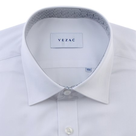 커프스자수 도비솔리드 일반핏긴소매