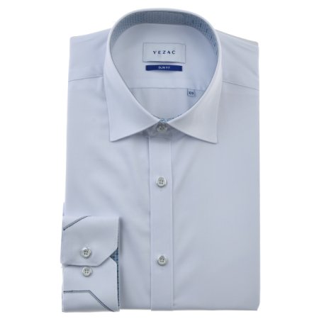 자수포인트 스트레치 슬림핏 긴소매