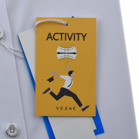 자수포인트 스트레치 슬림핏 긴소매