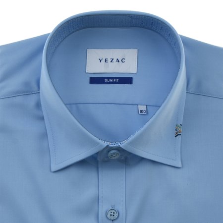 YZ자수 포인트 스트레치 슬림핏긴소매