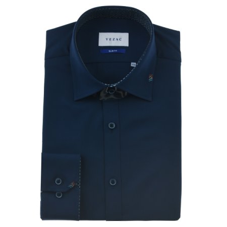 YZ자수 포인트 스트레치 슬림핏긴소매