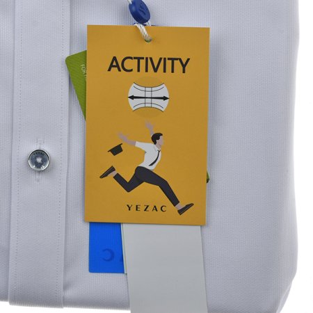 커프스자수 도비 스트레치 슬림핏긴소매