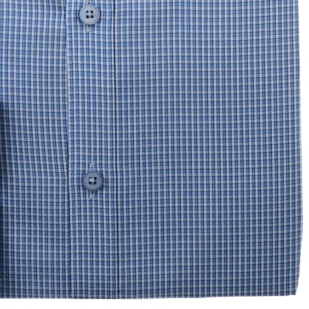 스냅카라 미니깅엄체크 슬림핏긴소매