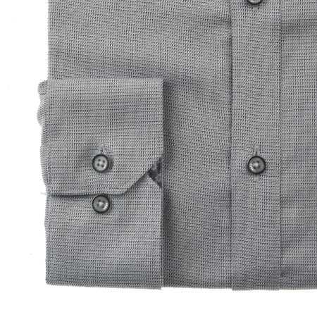 마이크로 잔도비 패턴 슬림핏 긴소매