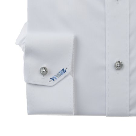 구김적은 자수포인트 스판 일반핏긴소매