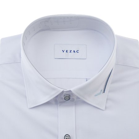 구김적은 자수포인트 스트레치슬림긴소매