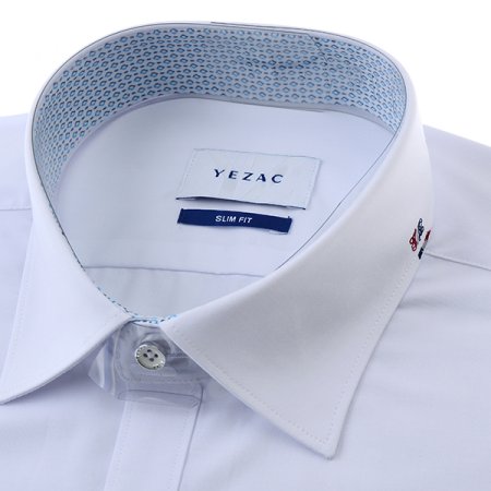 자수포인트 뱀부스판 솔리드 슬림긴소매