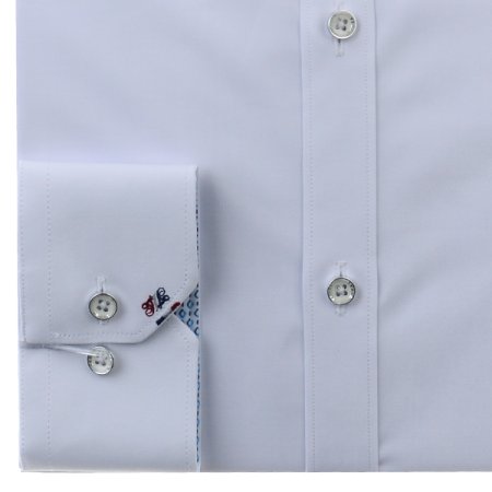 자수포인트 뱀부스판 솔리드 슬림긴소매