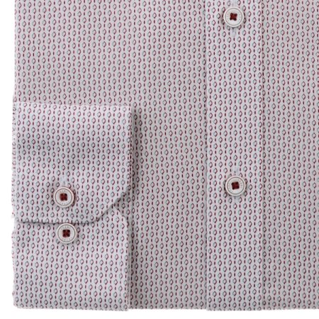 경량 코튼레이온 프린트 일반핏긴소매