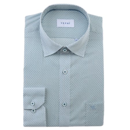 경량 코튼레이온 프린트 일반핏긴소매