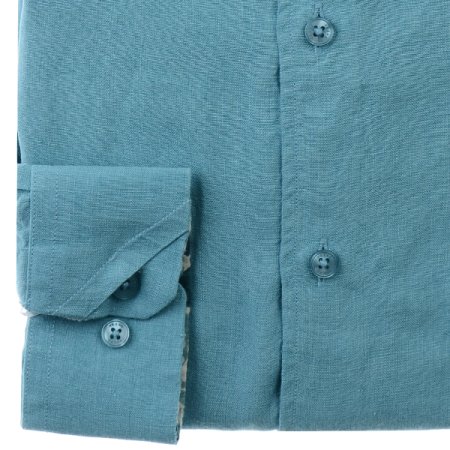 가먼트워싱 린넨 솔리드 일반핏 긴소매