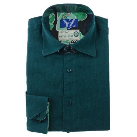 가먼트워싱 린넨 솔리드 일반핏 긴소매