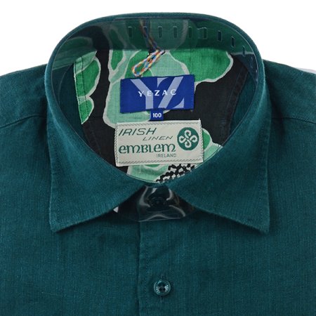 가먼트워싱 린넨 솔리드 일반핏 긴소매