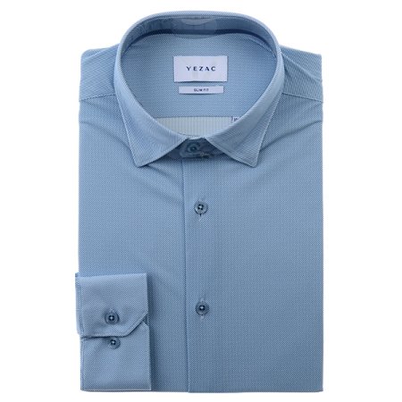 구김적고 소프트한 프린트 슬림핏긴소매