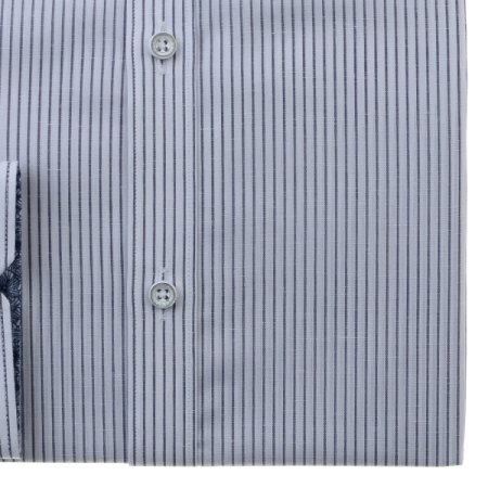 린넨모달혼방 스트라이프 슬림핏긴소매