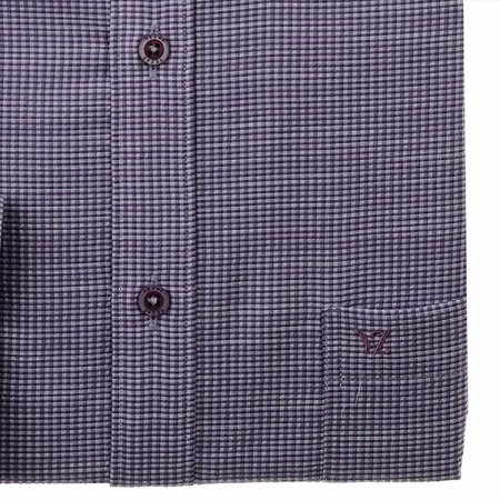 스냅카라스트레치시어서커체크일반핏긴소매