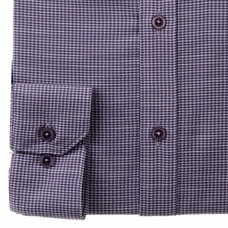 스냅카라스트레치시어서커체크일반핏긴소매