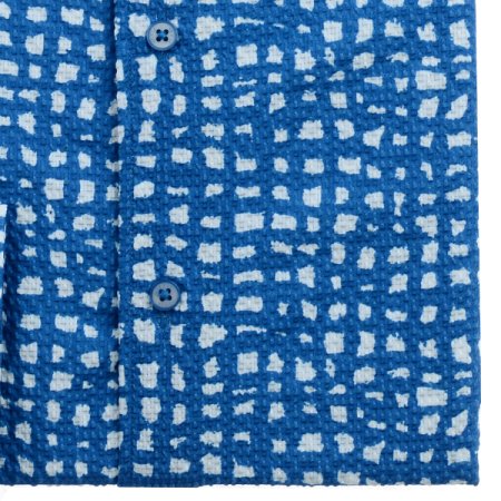 밑단 일자 프린트 시어서터 슬림핏긴소