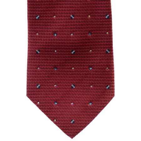 불규칙한 배열 올오버 크리스탈 넥타이