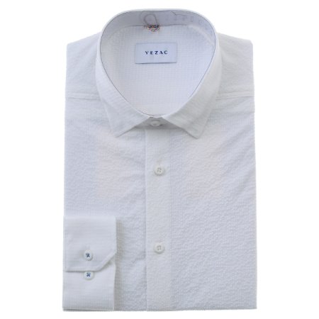 청량감있는 폴리시어서커 일반핏 긴소매