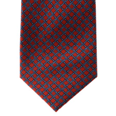 미니 체크 패턴 나염 넥타이