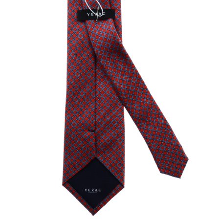 미니 체크 패턴 나염 넥타이