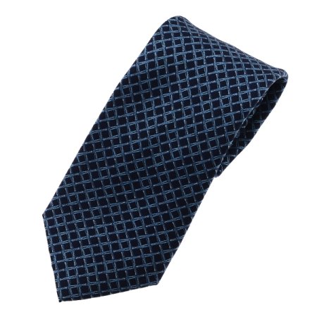 미니 체크 패턴 나염 넥타이