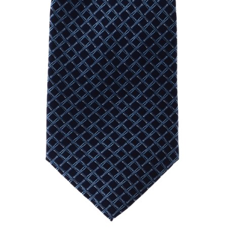 미니 체크 패턴 나염 넥타이