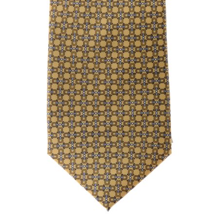 화사한 칼라 말굽 모티브 나염 넥타이