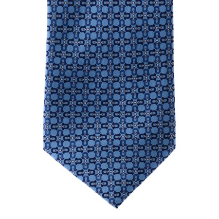 화사한 칼라 말굽 모티브 나염 넥타이