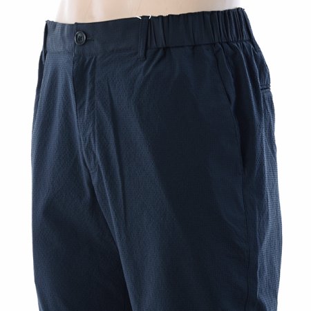 네이비 잔체크 시어서커 팬츠