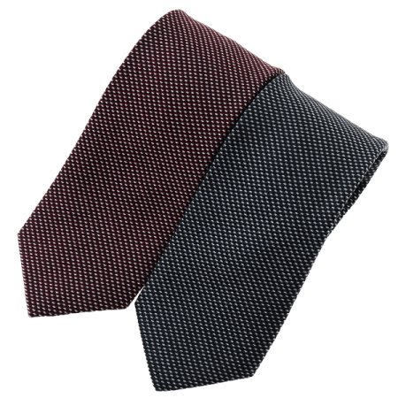 솔리드 패턴 실크 넥타이