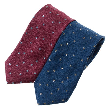 크리스탈 포인트 올오버 실크넥타이