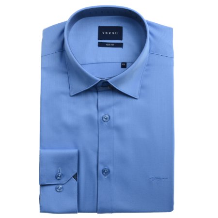 배색포인트 스트레치 솔리드 슬림긴소매