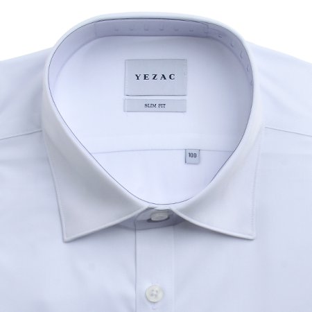 스트레치 솔리드 슬림 긴소매