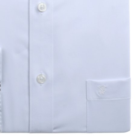 스냅카라 스판 솔리드 일반핏 긴소매