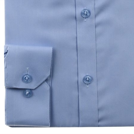 코튼폴리 혼방 트윌솔리드 슬림긴소매