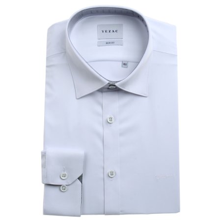 배색카라 스판 솔리드 슬림 긴소매