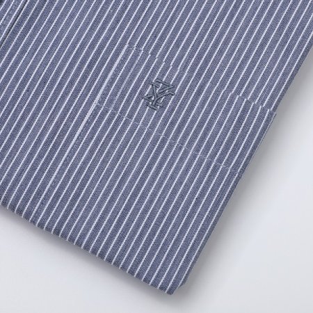 배색카라면혼방스판스트라이프일반핏긴소매