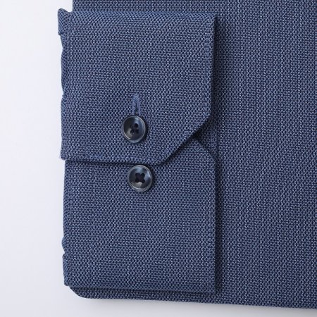 면혼방 스판 도비솔리드 슬림 긴소매