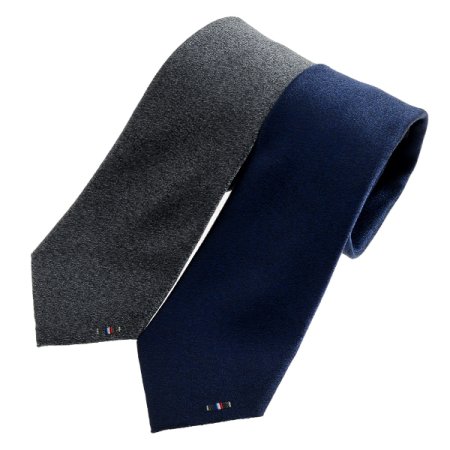 투톤 조직감에 3도 바 포인트 넥타이