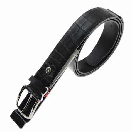 이태리수입 크로커엠보싱 와이드비조벨트