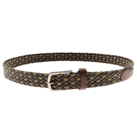 천연 가죽 위빙 캐주얼 비조 벨트