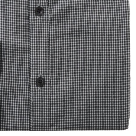 스냅카라 코튼레이온 체크 슬림긴소매