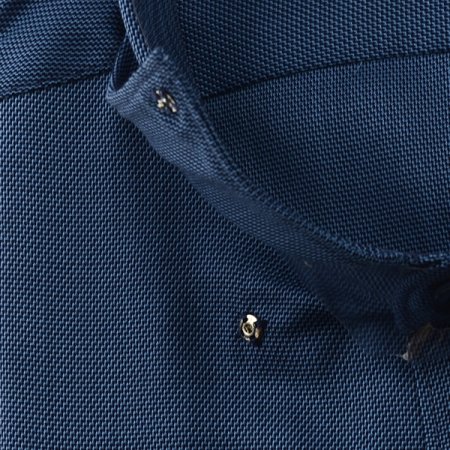 스냅카라 마이크로 솔리드 슬림 긴소매