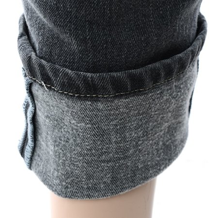 기모 워싱 그레이 데님 팬츠