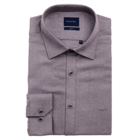 마이크로 패턴 기모 솔리드 슬림긴소매