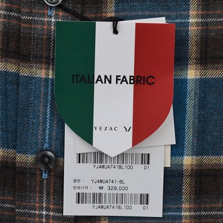 깡끌리니면100기모 빅체크 슬림긴소매